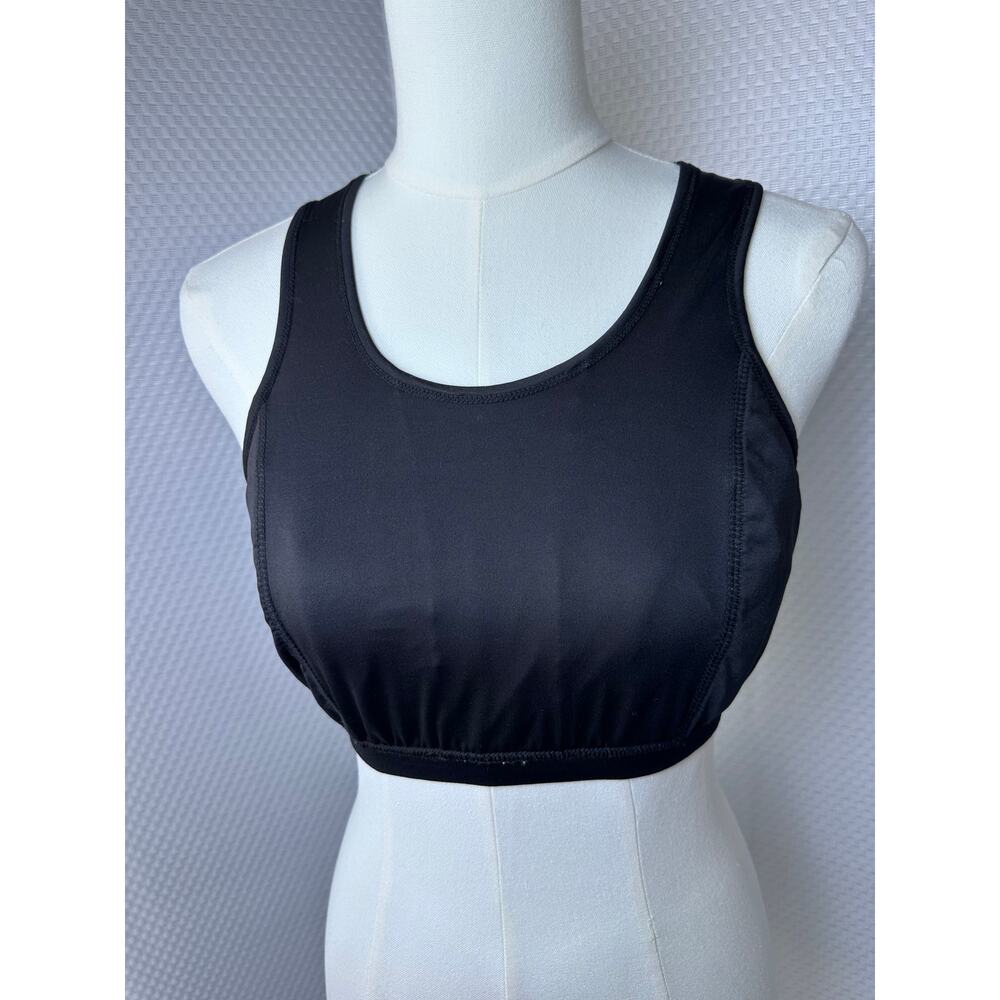 LYNX Sport Bra Plus Size 4S Black Athletic 36C